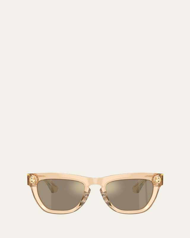 BE4415U Mirror Acetate & Plastic Square Sunglasses